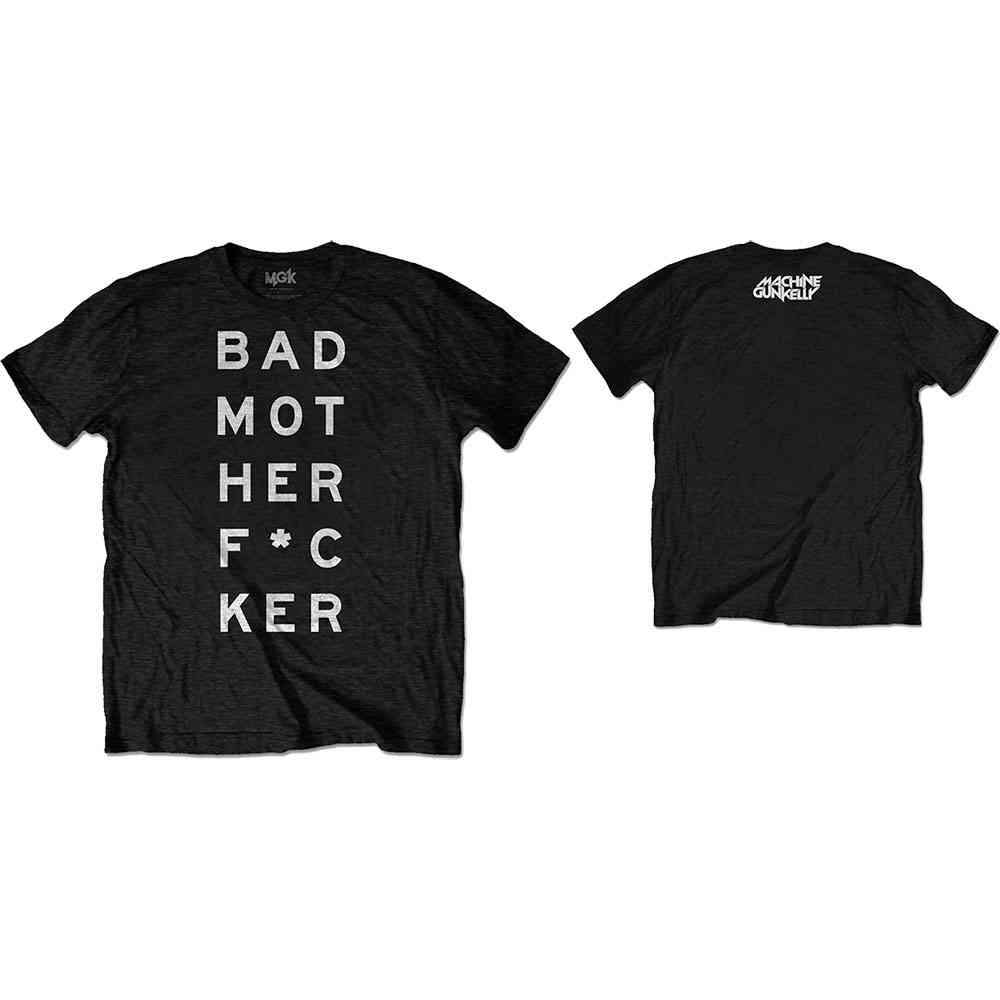 Machine Gun Kelly - Bad MoFu Heren Tshirt - Zwart